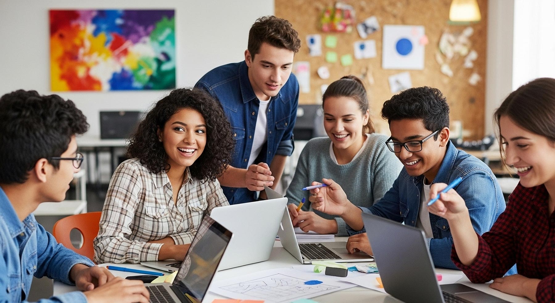 Engaged College Students in Group